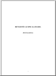 Bevezetés az SPSS alapjaiba