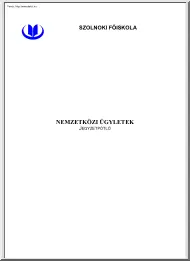 SZF Nemzetközi ügyletek