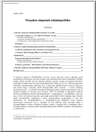 Halász Gábor - Tényekre alapozott oktatáspolitika