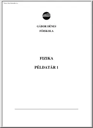 GDF Fizika példatár I