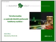 Dávid Ákos - Térinformatika, a szakmák közötti párbeszéd hatékony eszköze