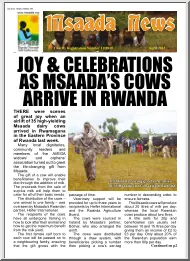 Joy and Celebrations as Msaadas Cows Arrive in Rwanda