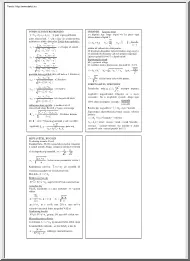 Statisztika képletösszefoglaló, 2003