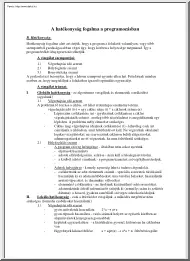 A hatékonyság fogalma a programozásban