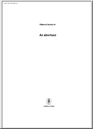 Dr. Rákóczi István - Az abortusz
