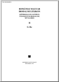 Romániai Magyar Irodalmi Lexikon