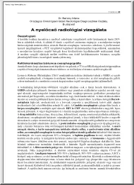 Dr. Bahéry Mária - A nyelőcső radiológiai vizsgálata