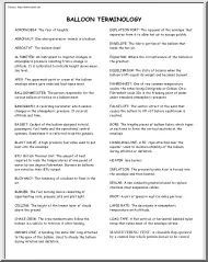 Balloon Terminology