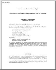 Case of the Street Children v. Guatemala