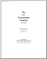 Stroustrup - The C++ Programming Language