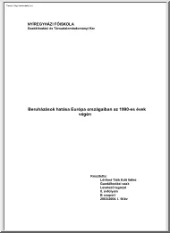 Lőrikné Tóth Edit - Beruházások
