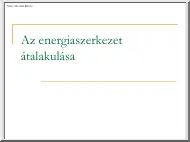 Az energiaszerkezet átalakulása