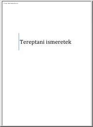 Tereptani ismeretek