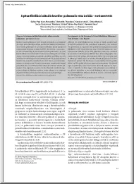 Benedek-Kovács - A pitvarfibrilláció aktuális kezelése, pulmonalis véna izolálás esetismertetés
