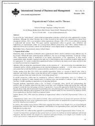 Shili Sun - Organizational Culture and Its Themes