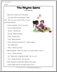 Guy Belleranti - The Rhyme Game