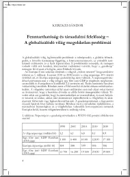 Kerekes Sándor - Fenntarthatóság és