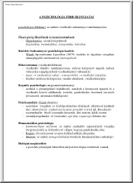 A Pszichológia főbb irányzatai