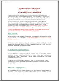 Myofasciális izomfájdalom és az