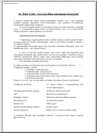 Dr. Bakó Gyula - Szervspecifikus autoimmun betegségek