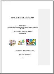 Molnárné Hegyi Ágnes - Szabásminta