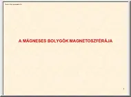 A mágneses bolygók magnetoszférája
