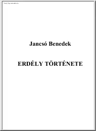 Jancsó Benedek - Erdély története