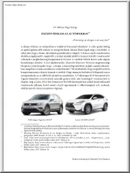 Dr. Baksay-Nagy György - Dizájnvédelem az autóiparban