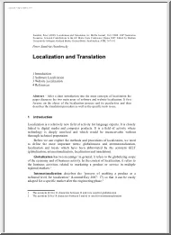 Peter Sandrini - Localization and Translation