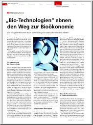 Biotechnologien ebnen den Weg zur