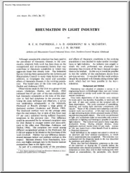 Partridge-Anderson-McCarthy - Rheumatism in Light Industry