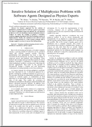 Jüttner-Buchau-Rauscher - Iterative Solution of Multiphysics Problems with Software Agents Designed as Physics Experts