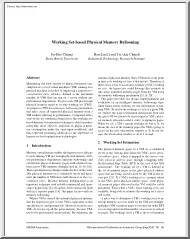 Chiang-Chiueh - Working Set based Physical Memory Ballooning