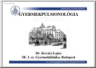 Dr. Kovács Lajos - Gyermekpulmonológia, Légúti megbetegedések a gyermekkorban