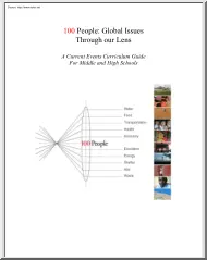 100 People, Global Issues Through our Lens, A Current Events Curriculum Guide For Middle and High Schools