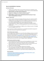 How to Study Medicine in Germany