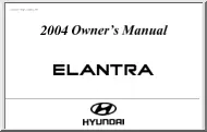 Hyundai Elantra, 2004 owners manual
