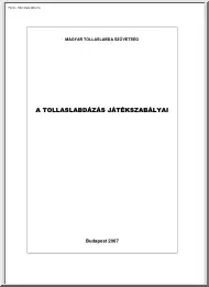 A tollaslabdázás játékszabályai