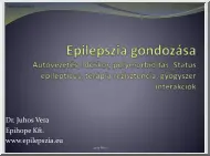 Dr. Juhos Vera - Epilepszia gondozása