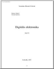 Burány-Divéki - Digitális elektronika, jegyzet