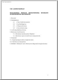 Rugalmassági modulus meghatározása Michelson interfenométer segítségével