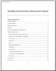 Gombák, protozoonok, férgek, ízeltlábúak