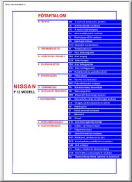 Nissan Primera P12 javítási útmutató