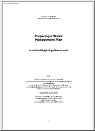 Preparing a Waste Management Plan, A Methodological Guidance Note