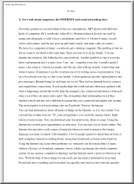 The internet and social networking