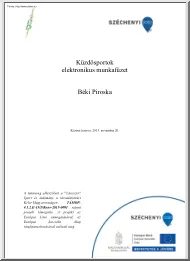 Béki Piroska - Küzdősportok elektronikus munkafüzet