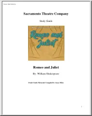 Anna Miles - Romeo and Juliet By William Shakespeare, Study Guide