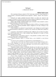 Mihail Sadoveanu - Baltagul, comentariu