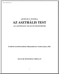 Arthur E. Powell - Az asztrális test