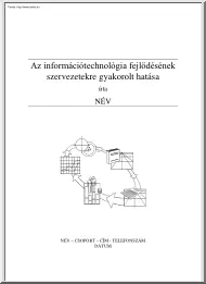 Az információtechnológia fejlődésének szervezetekre gyakorolt hatása